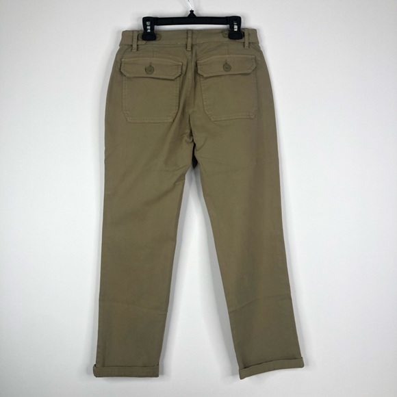 Lucky Brand Green Utility Boyfriend Cropped Pants - Picture 5 of 7